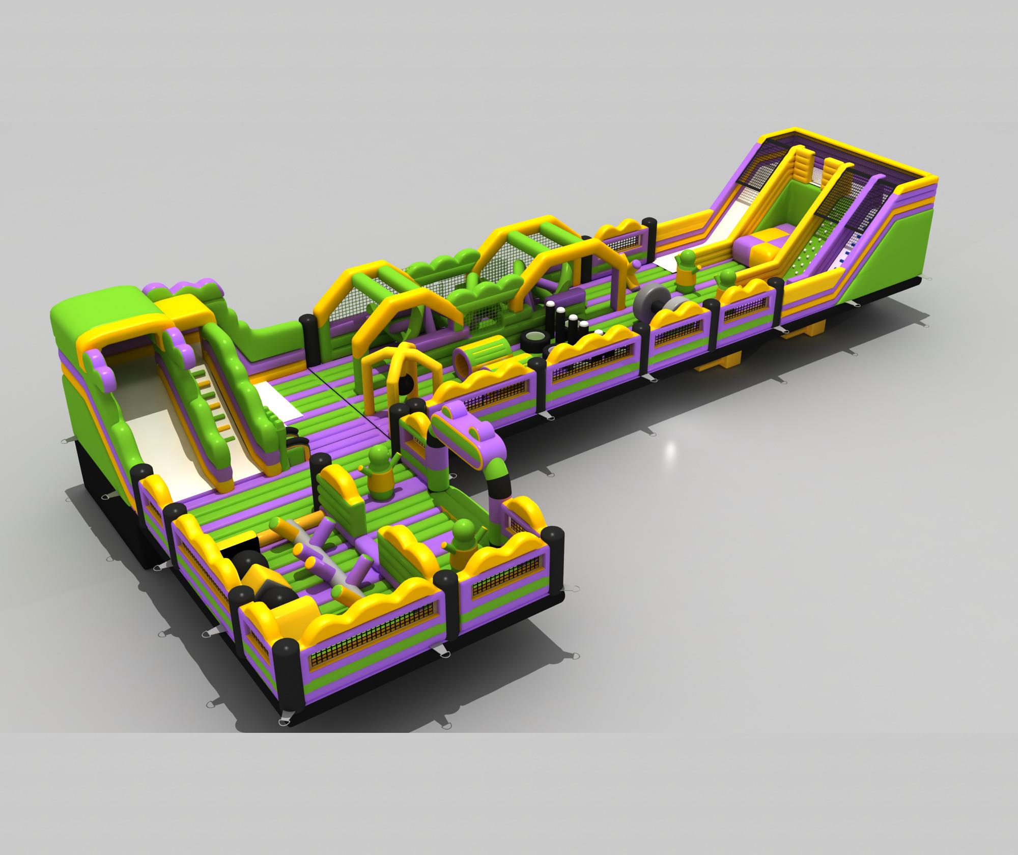 大型户外充气游乐设备